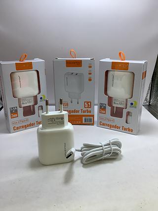 Carregador 2 USB 5.1a Tipo C H'maston