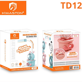 ABAJUR DE PROJEÇÃO DE ANIMAL FOFO