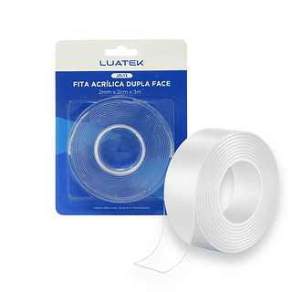 Fita Nano Dupla Face Transparente 2mm x 3,2cm x 3cm – Extra Forte