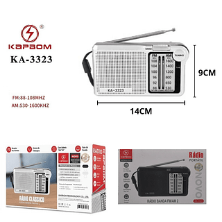 Mini Radio Portatil KAPBOM