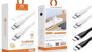 Cabo turbos 65w 1metro C-C