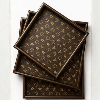 Conjunto 3 Bandejas Organizadora Retangulares Bambu (VARIADOS)