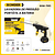 Lavadora Portátil Alta Pressão Com 2 Bateria Recarregáveis Cor Preto Frequência 1000w 21V