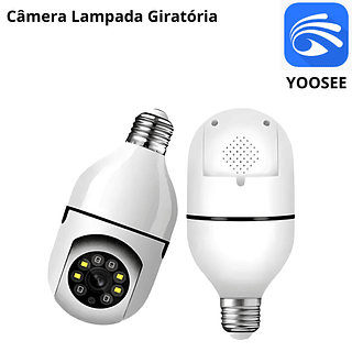 Camera Lampada GIRATÓRIA HD 720p / CAMERA INTERNA YOOSEE