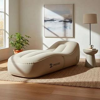 Poltrona Inflável Automatica Chaise Lounge Sofá Preguiçoso 150KG