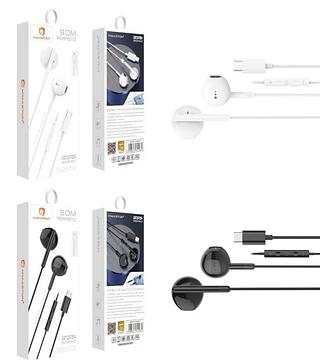 Fone com fio TIPO C HMASTOM