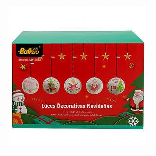 Cortina Luz de Natal com Pingentes e Estrelas Branco Quente 3M 110v