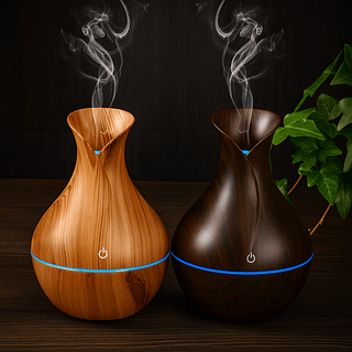 Umidificador de Ar Ultrassônico com Luz 200ml USB 2W