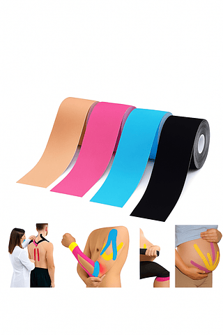 Fita bandagem Elástica para Esportes e Terapia