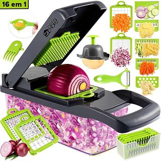Ralador Cortador de Legumes frutas queijos 16 PEÇAS (1B-3)