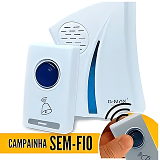 CAMPAINHA SEM FIO (Foto ilustrativa produto pode ir com pequenas diferenças no detalhe)