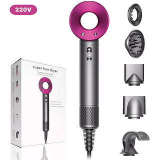 Secador De Cabelo Potente Profissional 5 Em 1 220V