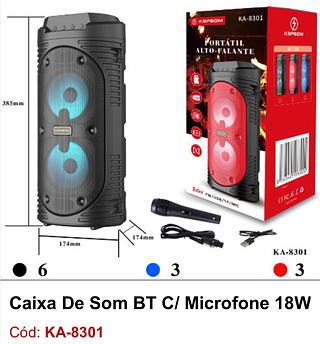 Caixa de som Portátil recarregável