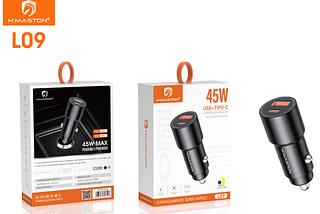 FONTE carro USB + TIPO C 45W