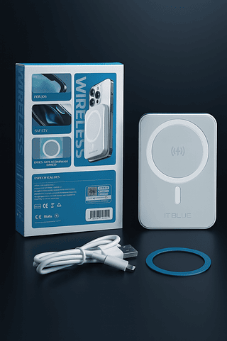 Carregador Power Bank indução 10000mah 7.5W IT-BLUE