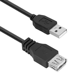 Cabo USB macho e fêmea