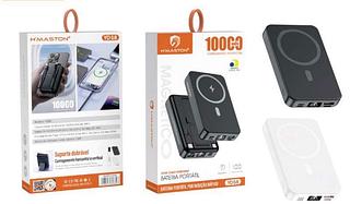 POWER BANK INDUCAO com cabo 10000mAh 15w