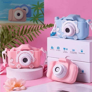 Mini Camera infantil CHILDREN MODELO DE GATINHO