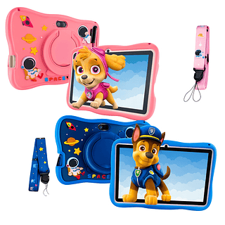 Tablet Infantil 7" 6gb 128gb Com Capa Astronauta MiniMen