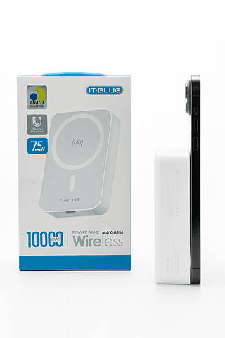Carregador Power Bank indução 10000mah 7.5W IT-BLUE