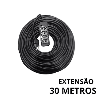Extensão Elétrica Cabo Pp 2x2,5mm Reforçada 10/20a 30 METROS