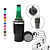 ￼Copo Térmico 420ml Long Neck Caixa De Som Bluetooth Aço Inox