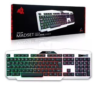 Teclado Gamer Madset Com Luzes Knup Madset（1G-1）