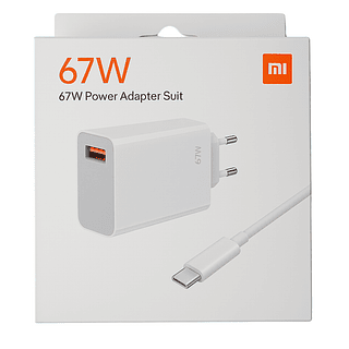 Carregador 67W Power Adapter Suit Tipo-C