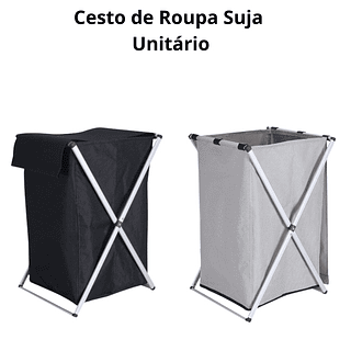 Cesto de roupa suja 1 em 1