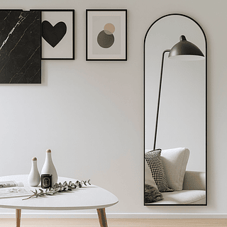 Espelho de Parede Arco retangular 100x40cm moderno