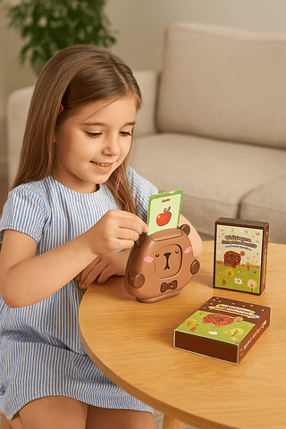 Brinquedo Educativo Tradutor com Ensino por Voz Capivara (SEM GARANTIA)