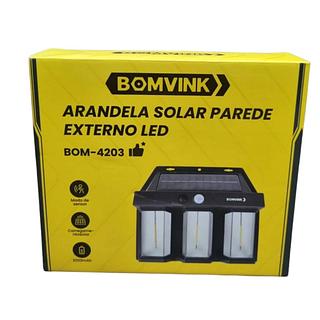Arandela Solar Parede Externo Led