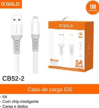 Cabo turbo O´gold 1M 5A IPHONE