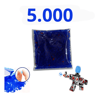 Munição para arminha de GEL 5000 bolinhas (SEM TROCA)