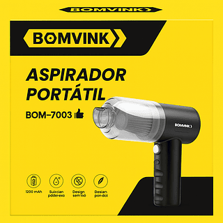 Mini Aspirador de Pó Portáti Sem Fio Leve Compacto Recarregável