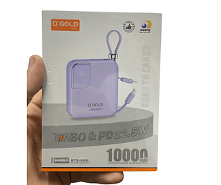 POWER BANK portatil 1000mAh TURBO pequeno 22.5W