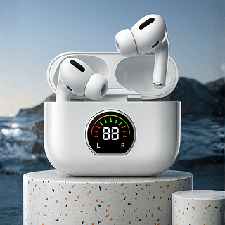 Fone de Ouvido Bluetooth Com Visor de Carga 5.3 IPX4