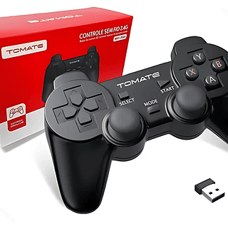Controle Sem Fio Tomate 2.4ghz Game Pad Joystick Dongle Usb （1F-4）