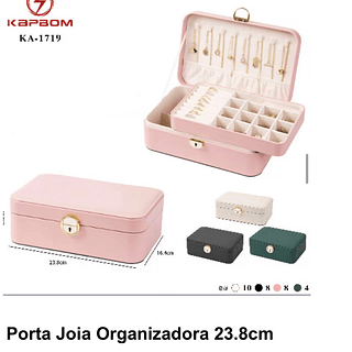 Porta joia com chave de travamento 23cm