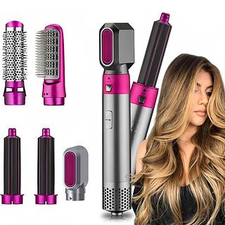 Escova Secador De Cabelo 5 Em 1 Multifuncional 220V (Ferro)