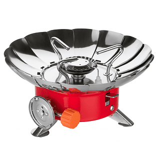 Fogão a gás de acampamento à prova de vento dobrável/portátil