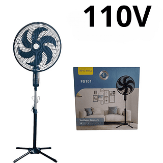 Ventilador de Pedestal ultra silencioso 6pas 110v