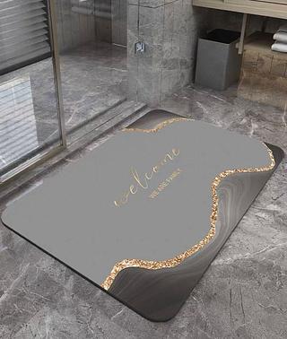 Tapete de Porta Moderno Geométrico 40*60cm