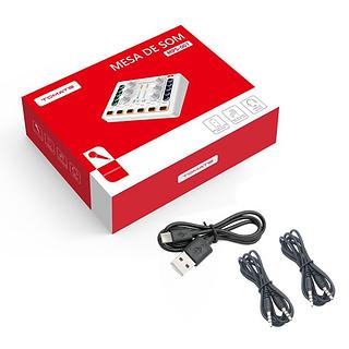 Mesa de Som Canal Duplo