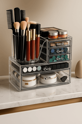 Organizador de Maquiagem e Cosméticos