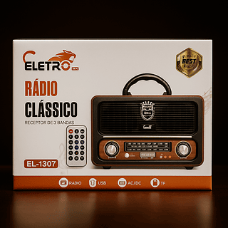 Radio Classico Enceptor de 3 Bandas