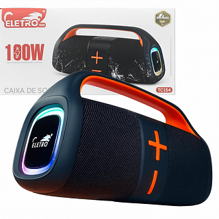Caixa de som portátil 100w
