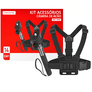 Kit Acessórios câmera de ação 14 em 1