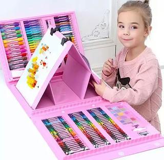 Super mega art set caneta kit 208pc