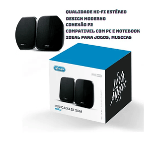 Mini caixa de som multimídia 5W KNUP